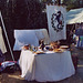 Table & Ostgardr Banner at the Fort Tryon Park Medieval Festival, Oct. 2005
