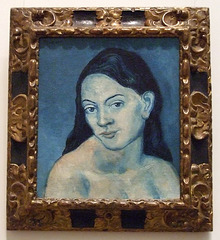 Head of a Woman by Picasso in the Metropolitan Museum of Art, December 2008