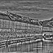 BESANCON: Le quai Vauban, le pont Battant.