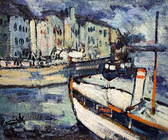 River Scene with Boat by Vlaminck in the Metropolitan Museum of Art, January 2008