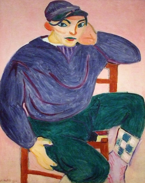 The Young Sailor II by Matisse in the Metropolitan Museum of Art, March 2008