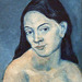 Detail of a Head of a Woman by Picasso in the Metropolitan Museum of Art, December 2008