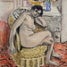Detail of Nude in an Armchair by Matisse in the Metropolitan Museum of Art, January 2008