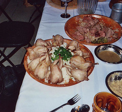 Quail at the Agincourt Feast, Nov. 2005