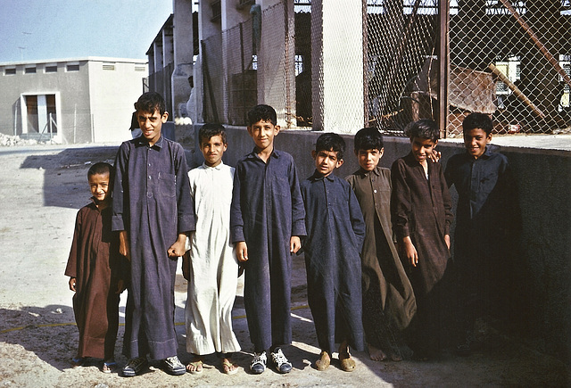 Qatari children, Doha, 17 Feb 1967