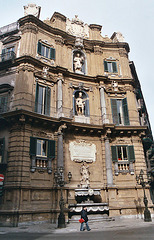 Quattro Canti, the "Four Corners" of Palermo, March 2005