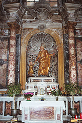 St. Joseph & Child Jesus Side Altar in the Church of San Giuseppe (St. Joseph) in Palermo, March 2005