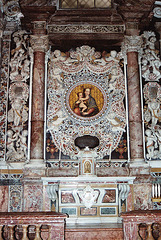 Virgin & Child Side Altar in the Church of San Giuseppe (St. Joseph) in Palermo, March 2005