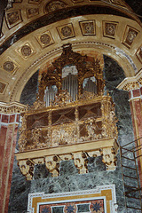 Pipe Organ in the Church of San Giuseppe (St. Joseph) in Palermo, March 2005