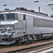 BESANCON: Départ de la locomotive 22248 à destination de Dijon.