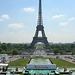 PARIS: La tour Eiffel depuis le Trocadéro.