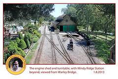 Eastbourne Miniature Steam Railway Engine shed 1 8 2013