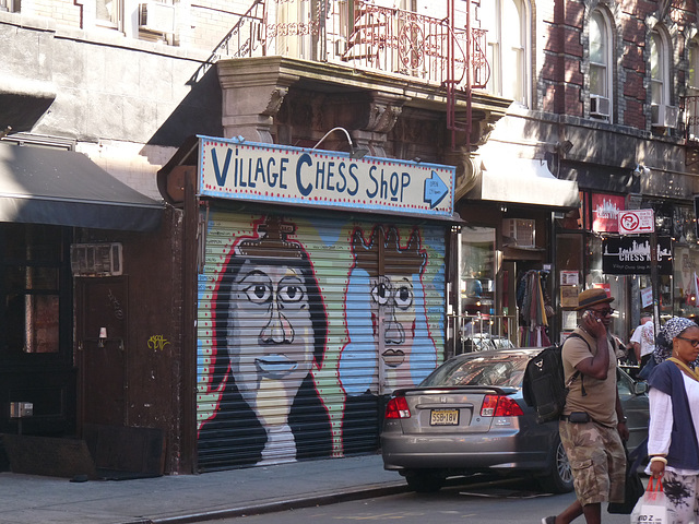 Village Chess Shop sign