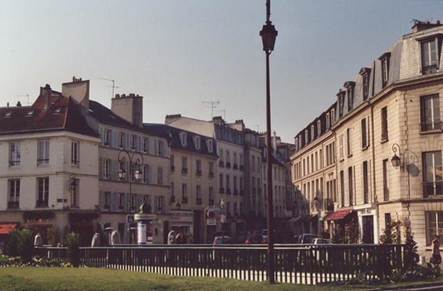 The Town and RER Stop in St.Germain en-Laye, 2004