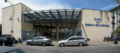 NICE: La gare de Chemins de Fer de Provence.