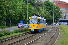 Leipzig 2013 – Tram 2132 on the way to Grünau-Nord