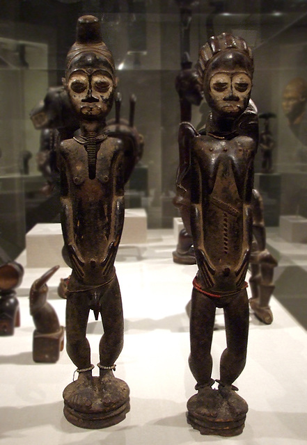 African Male and Female Figures in the Metropolitan Museum of Art, February 2008