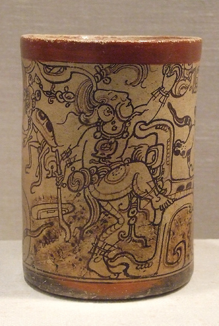 Mayan Vessel with a Mythological Scene in the Metropolitan Museum of Art, January 2011