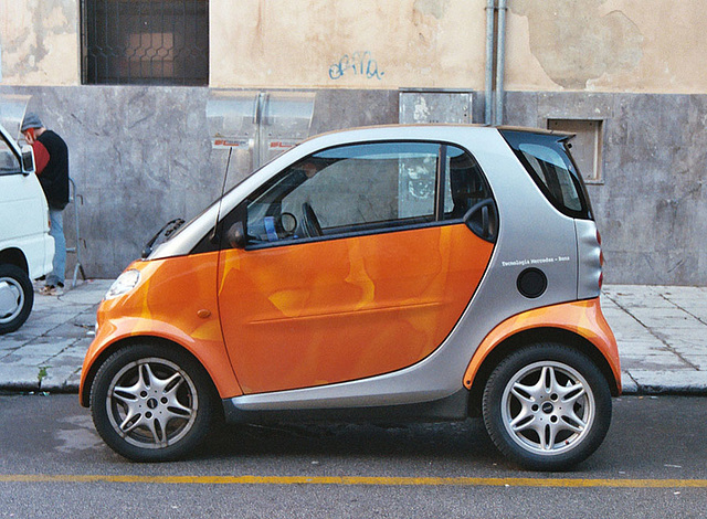 Mercedes Smart Car in Monreale, March 2005