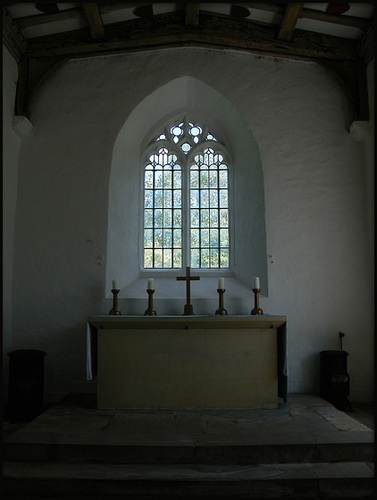 altar at Bartlemas Chapel