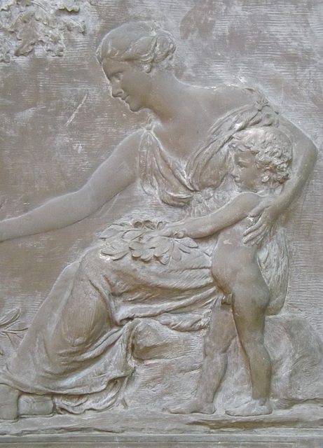 Detail of a Relief in the Brooklyn Botanic Garden, June 2012
