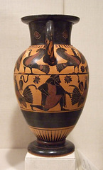 Terracotta Neck-Amphora Attributed to the Painter of the Cambridge Hydria in the Metropolitan Museum of Art, February 2011