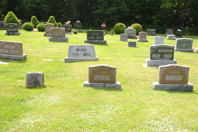 Headstones, St Joseph Twp Cemetery