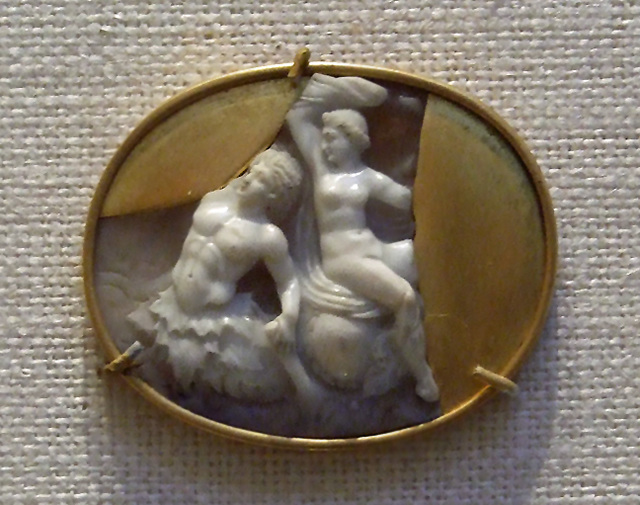 Sardonyx Cameo with a Nereid Riding on Triton's Back in the Metropolitan Museum of Art, July 2011