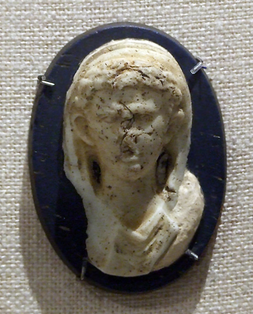 Cameo Glass Medallion of Augustus in the Metropolitan Museum of Art, May 2011