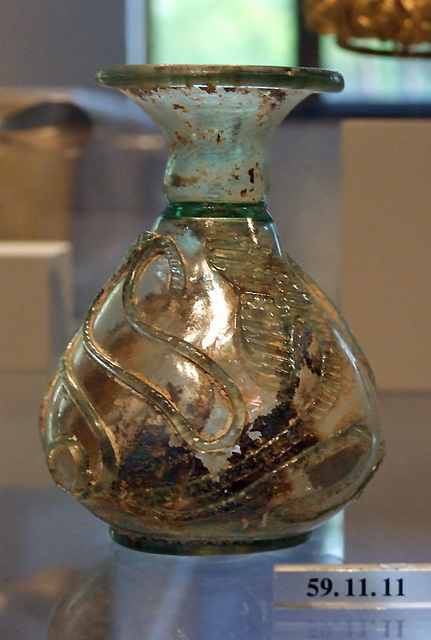 Roman Glass Sprinkler Flask in the Metropolitan Museum of Art, May 2011