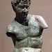 Detail of a Bronze Statuette of a Satyr in the Metropolitan Museum of Art, November 2010