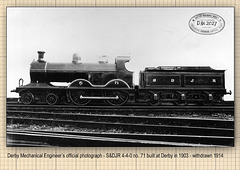 S&DJR 4-4-0 no 71 1903 to 1914