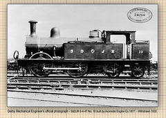 S&DJR 0-4-4T No 10 Avonside 1877 to 1930