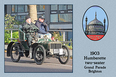 1903 Humberette two-seater WSL 284