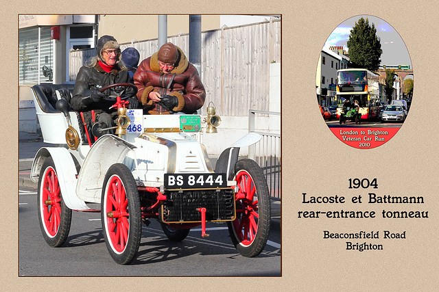 1904 Lacoste et Battmann rear-entrance tonneau BS 8444