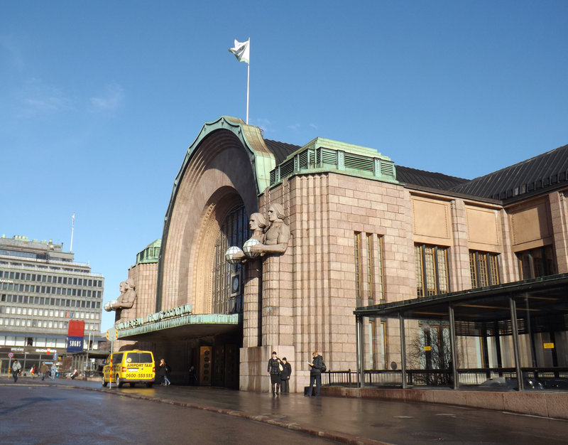 The Central Train Station in Helsinki, April 2013