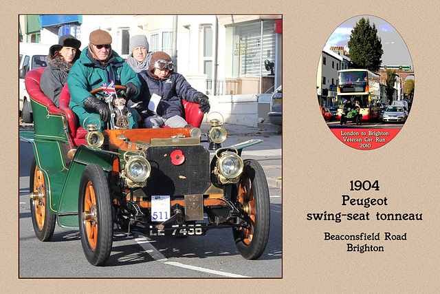 1904 Peugeot Swing-seat tonneau LE 7436