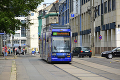 Leipzig 2013 – Tram 1154 on the Rosa-Luxemburg-Straße
