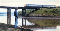 train at Black Bridge