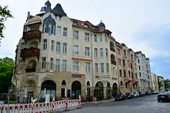 Leipzig 2013 – Building on the corner of Hans-Poeche-Straße and Chopinstraße