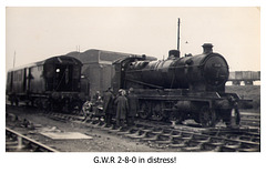 GWR 2-8-0 in distress
