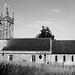 Imber Church in monochrome