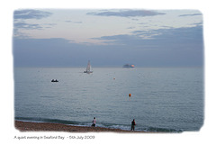A  quiet evening in Seaford Bay