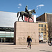 The Statue of Mannerheim and Kiasma in Helsinki, April 2013