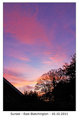 Sunset on 10.10.2011