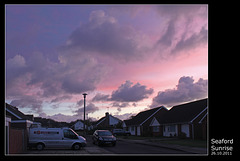 Seaford sunrise 26 10 2011