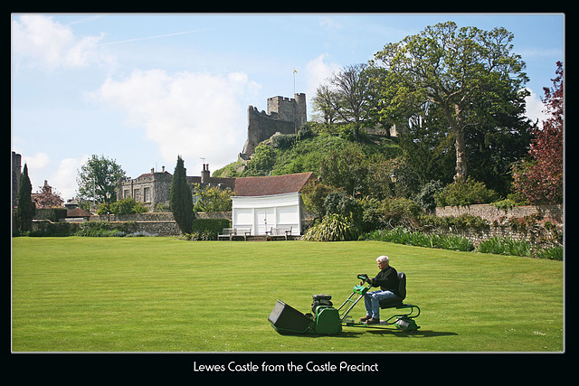 Lewes Castle from Castle Precinct