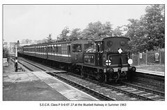 SECR Class P 0-6-0T 27 at Bluebell Railway on 24.8.1963