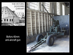Bofors 40mm AA gun - The Historic Dockyard Chatham - 25.8.2006
