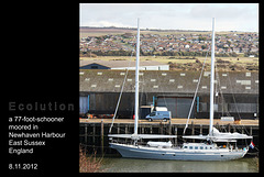 Ecolution 77ft schooner - Newhaven - 8.11.2012
